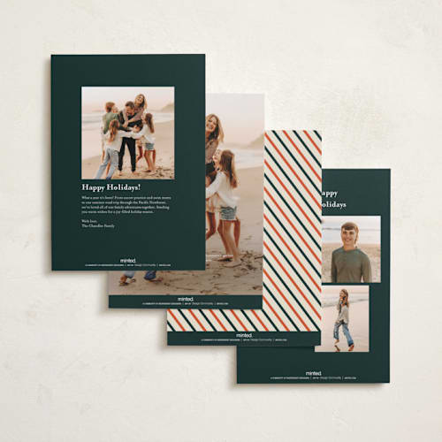 This is a cider new year photo cards with standard by THE SOCIAL TYPE WHOLESALE called stamped new year printing on recycled smooth signature in standard