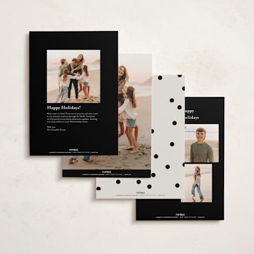This is a crêpe new year photo cards with standard by Olivia Williams called best year printing on recycled smooth signature in standard