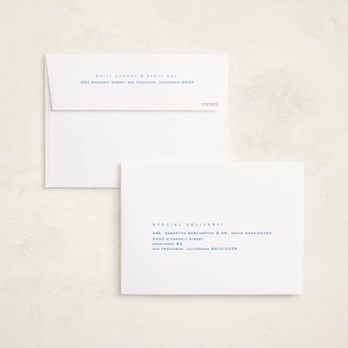 This is a snowflake new year photo cards with standard by Alexandra Cohn called gazette printing on recycled smooth signature in standard