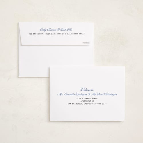 This is a blue jay new year photo cards with standard by Cass Loh called playful pop printing on recycled smooth signature in standard