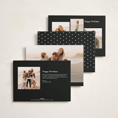 This is a alabaster new year photo cards with standard by Susan Asbill called effervescent printing on recycled smooth signature in standard