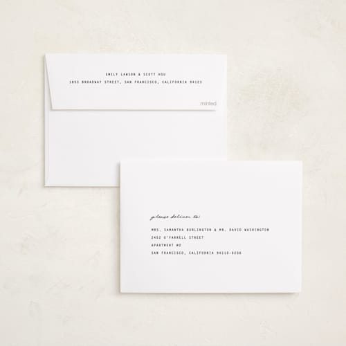 This is a vanilla new year photo cards with standard by Blustery August called chimes printing on recycled smooth signature in standard