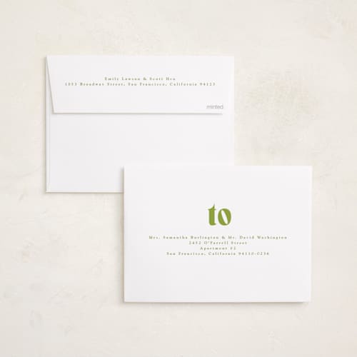 This is a lime new year photo cards with standard by Baumbirdy called bold newyear printing on recycled smooth signature in standard
