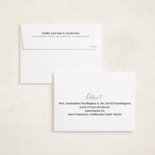 This is a seaglass new year photo cards with standard by Robert and Stella called pretty please printing on recycled smooth signature in standard