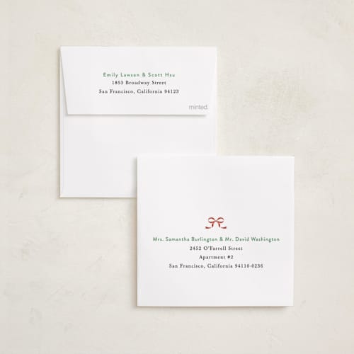 This is a fir holiday card ornaments with standard by Mansi Verma called festive folk printing on recycled smooth signature in ornament