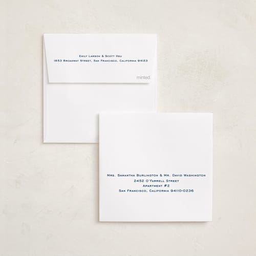 This is a pool foil pressed holiday cards with foil pressed by Annie Shapiro called spirit printing on recycled smooth signature in square