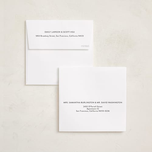 This is a snow holiday photo cards with standard by Lucrecia Caporale called the keepsake grid printing on recycled smooth signature in square