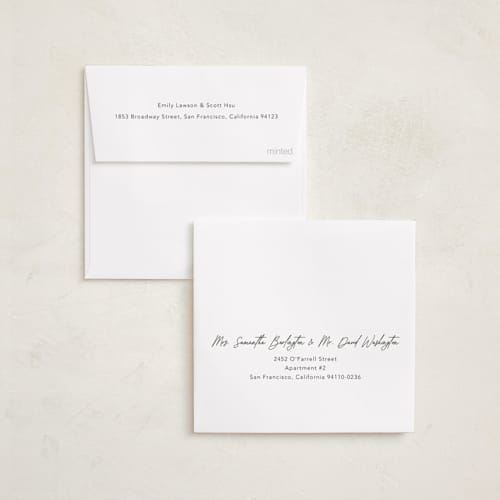 This is a winter holiday photo cards with standard by Kelly Williams called lasting memories printing on recycled smooth signature in square