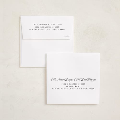 This is a snow holiday photo cards with standard by JoAnn Jinks called balance center printing on recycled smooth signature in square