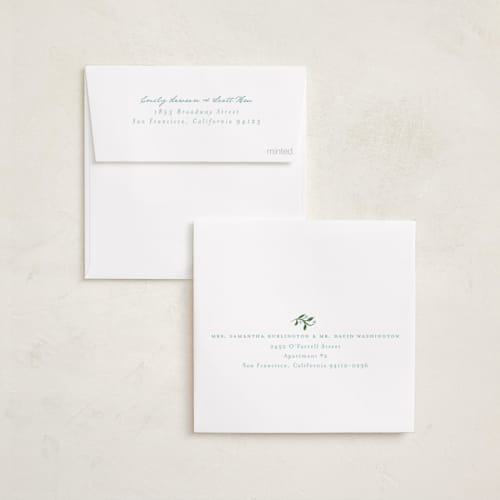 This is a frozen holiday photo cards with standard by Claudia Orengo called tiny flowers printing on recycled smooth signature in square