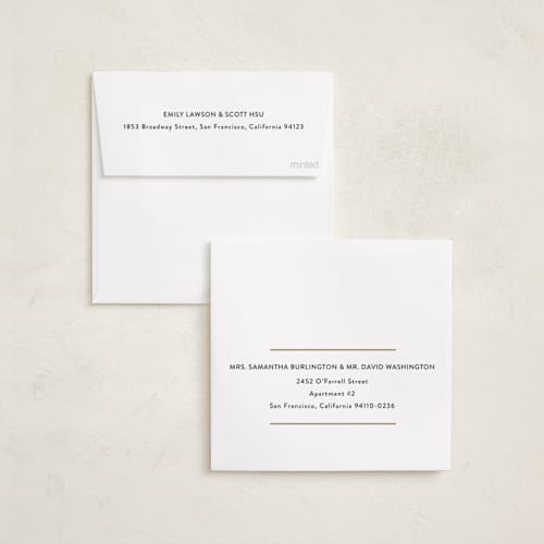 This is a starlight holiday photo cards with standard by Lucrecia Caporale called minimal border printing on recycled smooth signature in square
