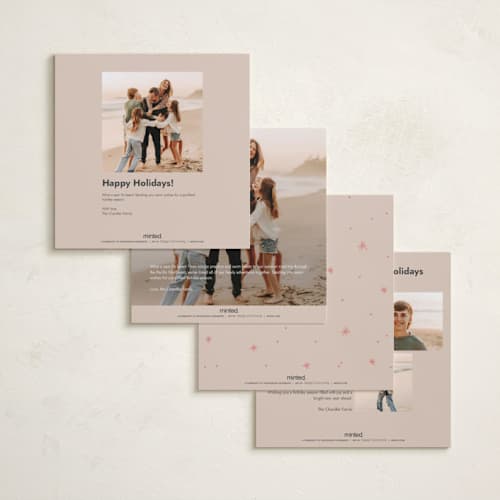 This is a gumdrop holiday photo cards with standard by Jelena Vuletic called crystal printing on recycled smooth signature in square