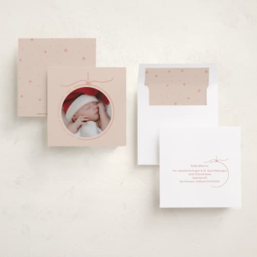 This is a gumdrop holiday photo cards with standard by Jelena Vuletic called crystal printing on recycled smooth signature in square