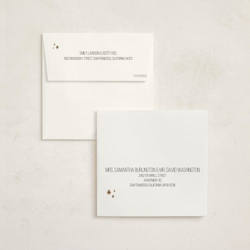 This is a ginger holiday photo cards with standard by Hannah Beimborn called duck the halls printing on signature in square