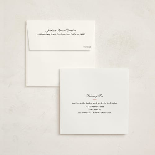 This is a rose holiday photo cards with standard by Megan Davis called polo printing on signature in square