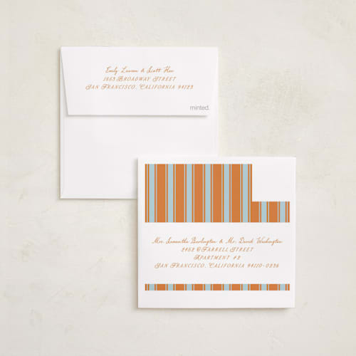 This is a frost holiday photo cards with standard by Claudia Orengo called our song printing on recycled smooth signature in square