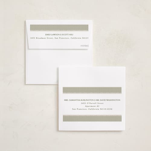This is a festive holiday photo cards with standard by Erin L. Wilson called fireside printing on recycled smooth signature in square