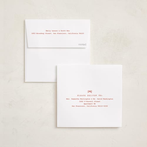 This is a cream holiday photo cards with standard by Olivia Raufman called ephemera printing on recycled smooth signature in square
