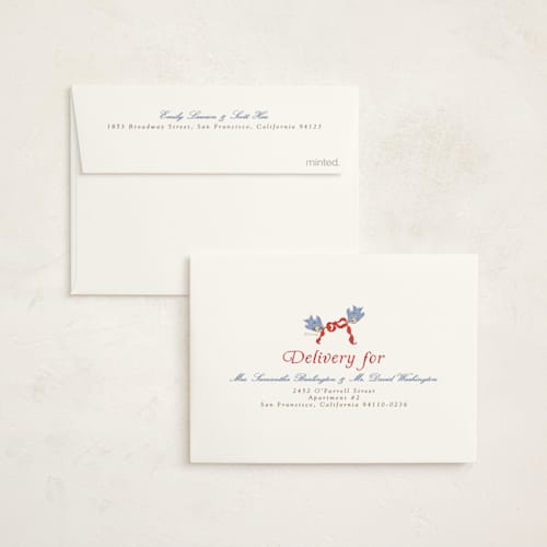 This is a apple baby shower thank you cards with standard by Erin L. Wilson called disney woodland gingham printing on strathmore in standard