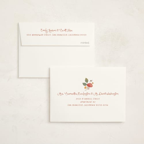 This is a ivory baby shower thank you cards with standard by Becky Nimoy called insect garden printing on strathmore in standard