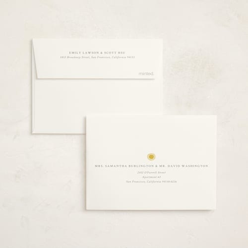 This is a sunshine baby shower thank you cards with standard by Sierra Lee called sunshine printing on strathmore in standard