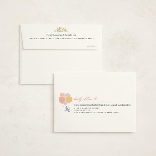 This is a watermelon baby shower thank you cards with standard by Paper Sun Studio called patio party printing on strathmore in standard