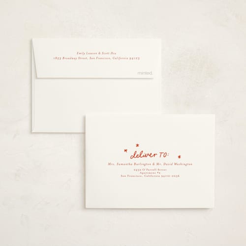 This is a sorbet baby shower thank you cards with standard by Abbigail Lim called sprinkle love and joy printing on strathmore in standard