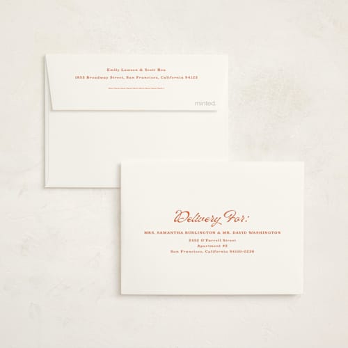 This is a peony baby shower thank you cards with standard by Lisa McLean called tulip printing on strathmore in standard