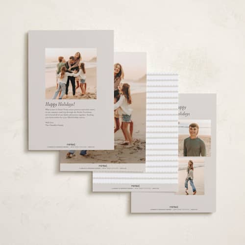 This is a dove holiday photo cards with standard by Karidy Walker called chantilly printing on recycled smooth signature in standard
