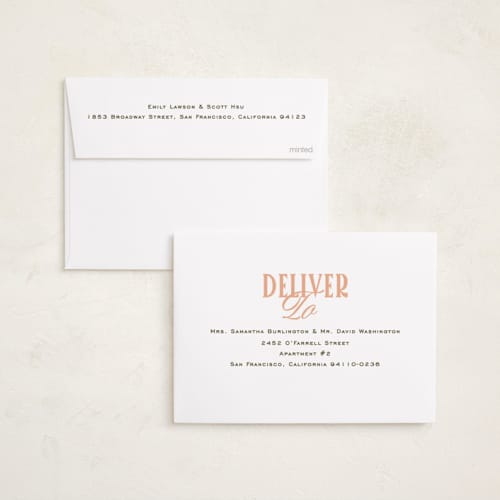 This is a pine needles holiday photo cards with standard by Creo Study called modern classic printing on recycled smooth signature in standard