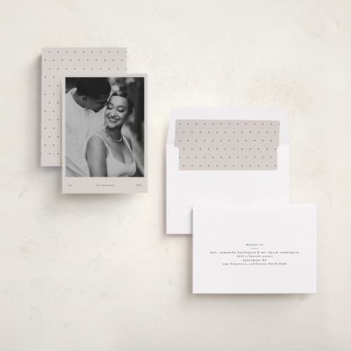 This is a ivory holiday photo cards with standard by lori jacobs wemple called mainstage printing on recycled smooth signature in standard