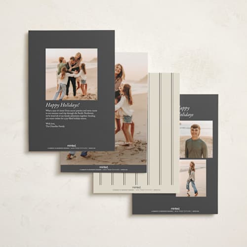 This is a ash holiday photo cards with standard by Ellen Schlegelmilch called nautical printing on recycled smooth signature in standard