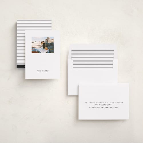 This is a coal holiday photo cards with standard by JoAnn Jinks called max printing on recycled smooth signature in standard