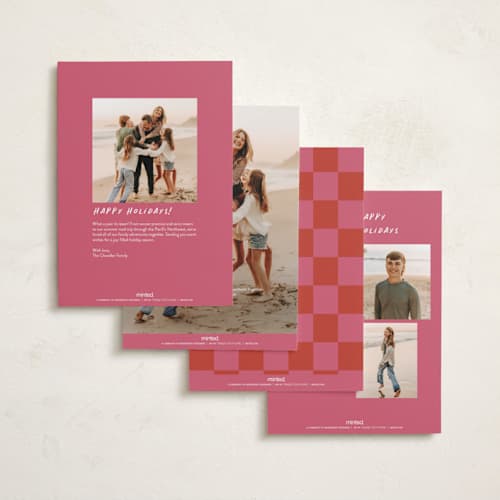 This is a chroma holiday photo cards with standard by Kamala Nahas called film note printing on recycled smooth signature in standard
