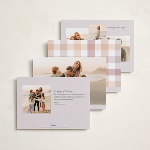 This is a bone holiday photo cards with standard by Hudson meet Rose called helping printing on recycled smooth signature in standard