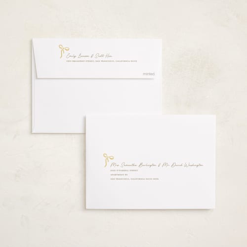 This is a cream holiday photo cards with standard by Jenny Millington called merry greeting printing on recycled smooth signature in standard