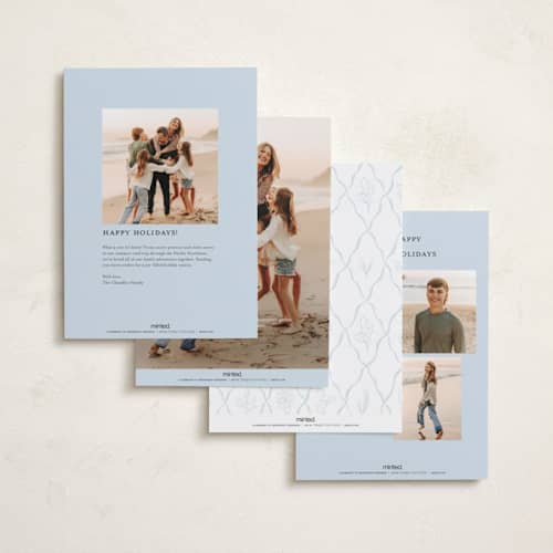 This is a frost holiday photo cards with standard by Pink House Press called southern charm printing on recycled smooth signature in standard