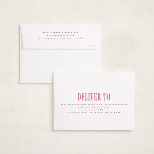 This is a ribbon candy holiday photo cards with standard by Wildfield Paper Co called happy holidays! printing on recycled smooth signature in standard