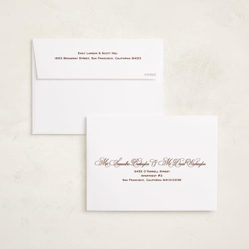 This is a mist holiday photo cards with standard by Annie Shapiro called cler printing on recycled smooth signature in standard