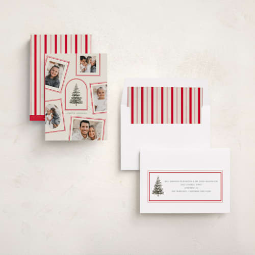 This is a buttercream holiday photo cards with standard by Baumbirdy called photo album printing on recycled smooth signature in standard