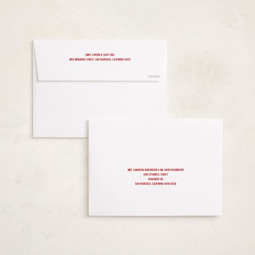 This is a cardinal holiday photo cards with standard by Beth Vassalo called the grid printing on recycled smooth signature in standard