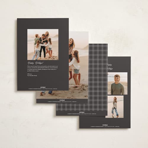 This is a pudding holiday photo cards with standard by Kayla King called grand adventure printing on recycled smooth signature in standard
