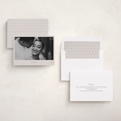This is a ivory holiday photo cards with standard by lori jacobs wemple called mainstage printing on recycled smooth signature in standard