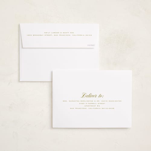 This is a citron holiday photo cards with standard by Ellen Schlegelmilch called classicly scripted printing on recycled smooth signature in standard