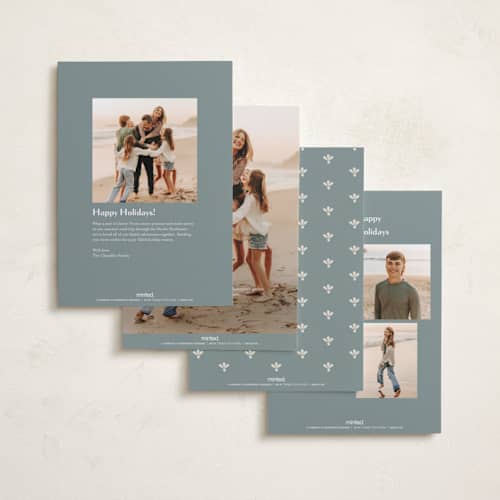 This is a pool holiday photo cards with standard by Chris Griffith called holiday band printing on recycled smooth signature in standard