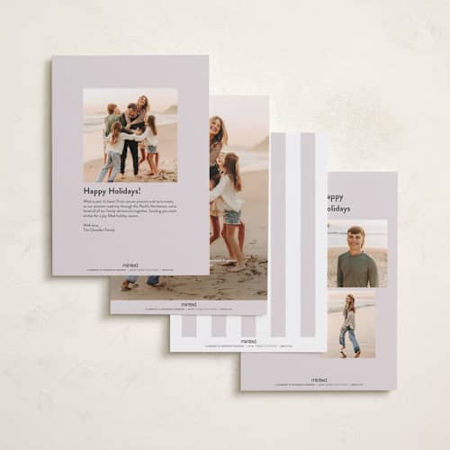 This is a snow holiday photo cards with standard by Kasia Labocki called the portrait printing on recycled smooth signature in standard