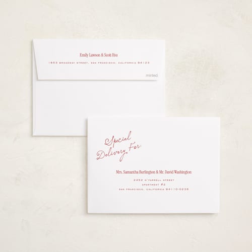 This is a eggnog holiday photo cards with standard by Leah Bisch called windowpane printing on recycled smooth signature in standard