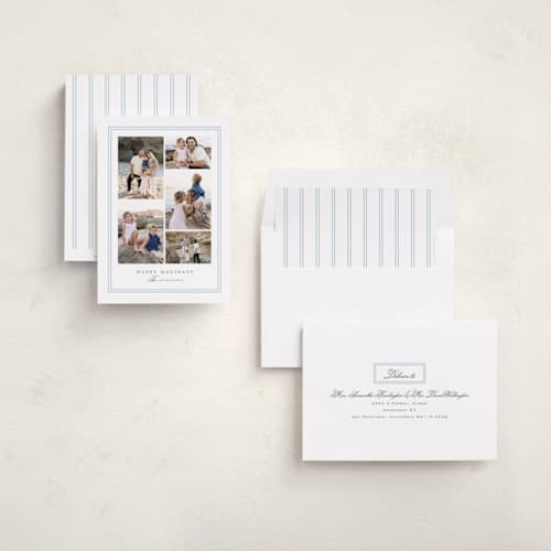 This is a ice holiday photo cards with standard by chocomocacino called boujordi printing on recycled smooth signature in standard