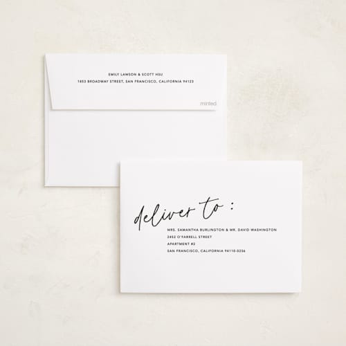 This is a noir holiday photo cards with standard by Annie Clark called zine printing on recycled smooth signature in standard