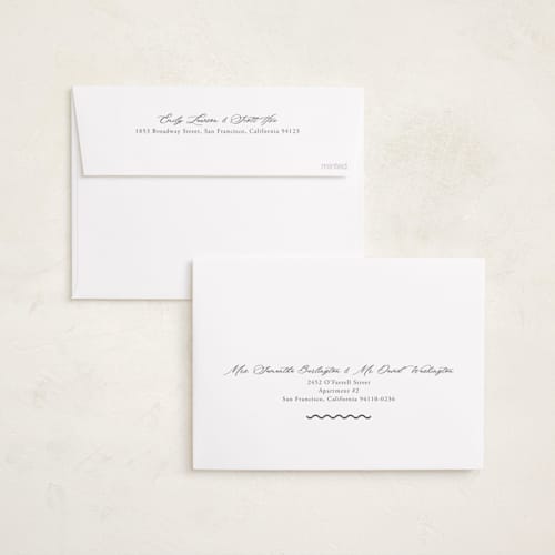 This is a snow holiday photo cards with standard by Nicole Walsh called scenic printing on recycled smooth signature in standard